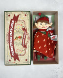 Christmas Elf Baby Girl in North Pole Matchbox